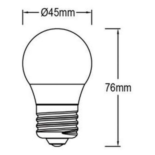 Lâmpada LED Panasonic Corp. PS Frost 4 W 300 lm (Branco quente 2700K)