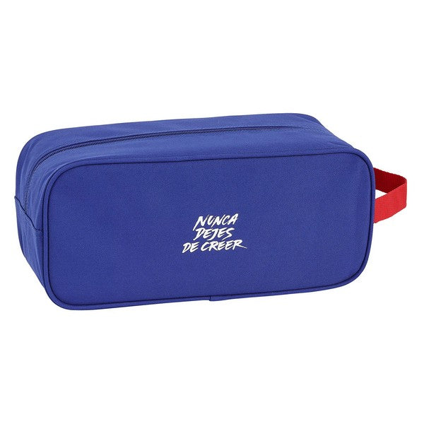 Bolsa para Sapatos de Viagem Atlético Madrid In Blue Poliéster Azul Marinho