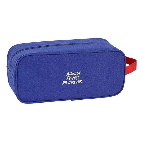 Bolsa para Sapatos de Viagem Atlético Madrid In Blue Poliéster Azul Marinho