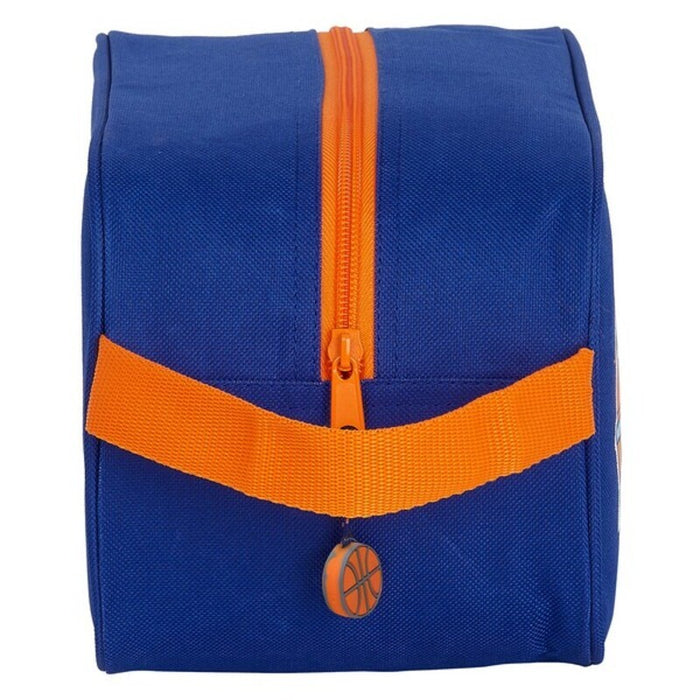 Bolsa para Sapatos de Viagem Valencia Basket Azul Laranja (29 x 15 x 14 cm)