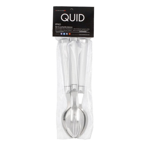 Colher de Sobremesa Quid Stylo (3 pcs) Aço inoxidável