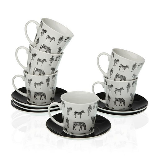 Conjunto de Chávenas de Café Porcelana (12 Peças)