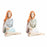 Figura Decorativa DKD Home Decor Mulher Resina (2 pcs) (15 x 18 x 19 cm) (2 pcs)