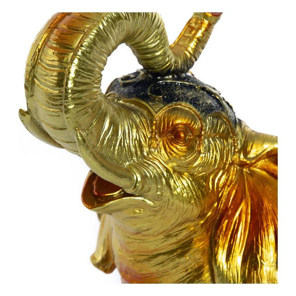 Figura Decorativa DKD Home Decor Resina Elefante Gemas (30 x 26 x 29 cm)