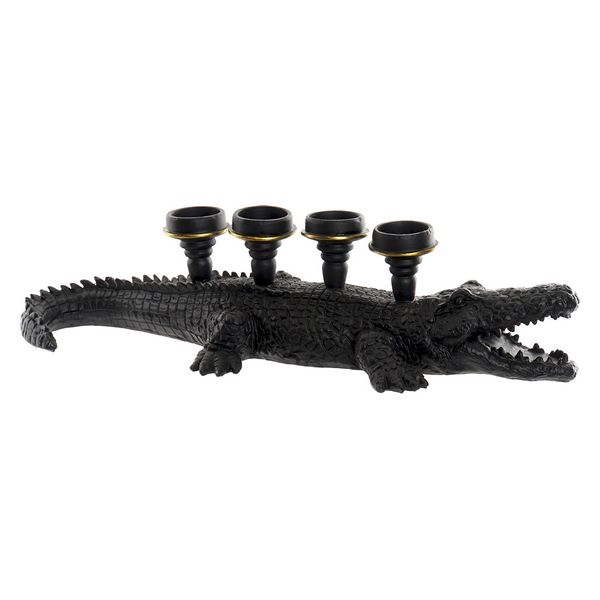 Candelabro DKD Home Decor Resina Crocodilo