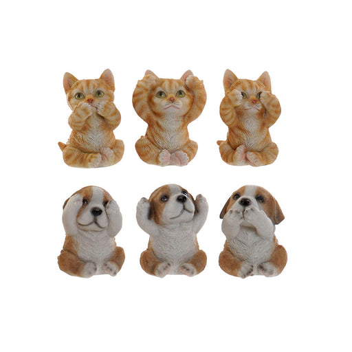 Figura Decorativa DKD Home Decor Resina (6 pcs) (6.5 x 6 x 8 cm)