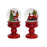 Bola de Natal DKD Home Decor Cristal Terracota (2 pcs) (10 x 10 x 19.5 cm)