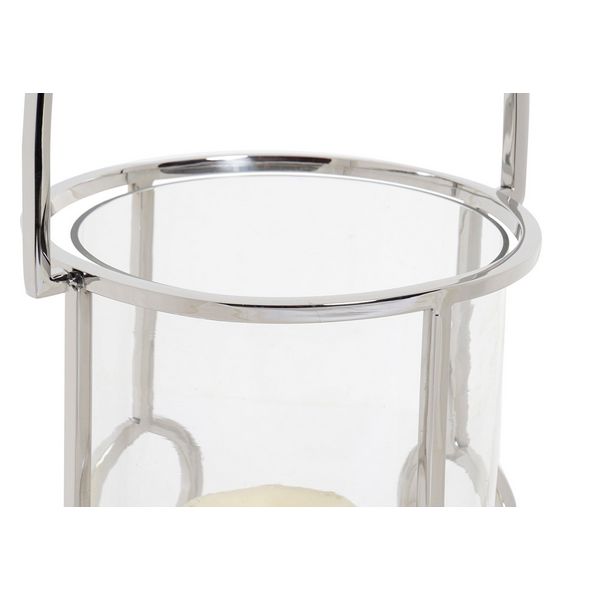 Candelabro DKD Home Decor Alumínio Cristal (21 x 21 x 26 cm)