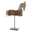 Figura Decorativa DKD Home Decor Cavalo Madeira de mangueira Natural Cavalo (42 x 12 x 54 cm)