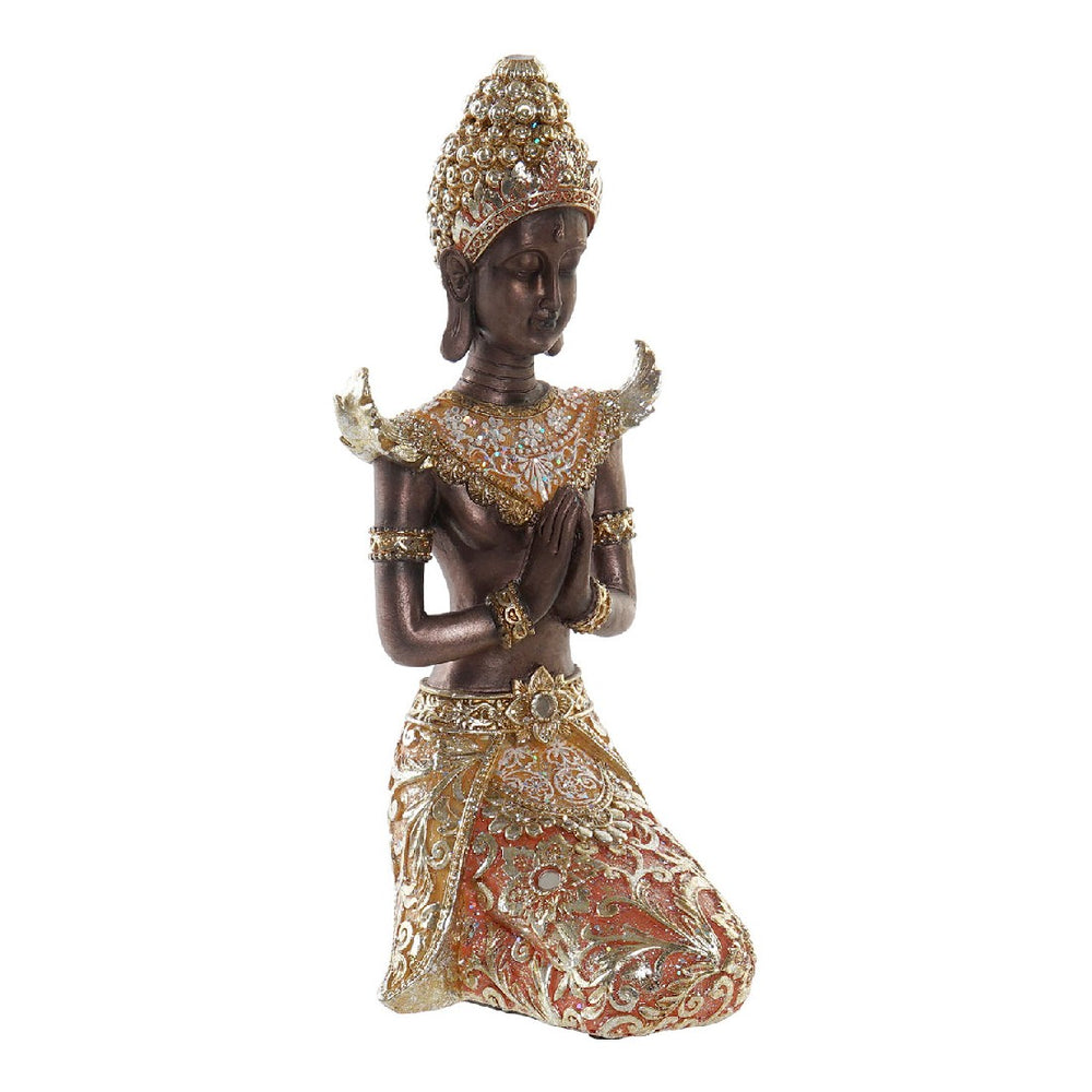 Figura Decorativa DKD Home Decor Resina Espelho Buda (10.5 x 11.5 x 26.5 cm)