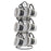 Conjunto de Chávenas de Café DKD Home Decor Metal Grés (180 ml) (6 pcs)