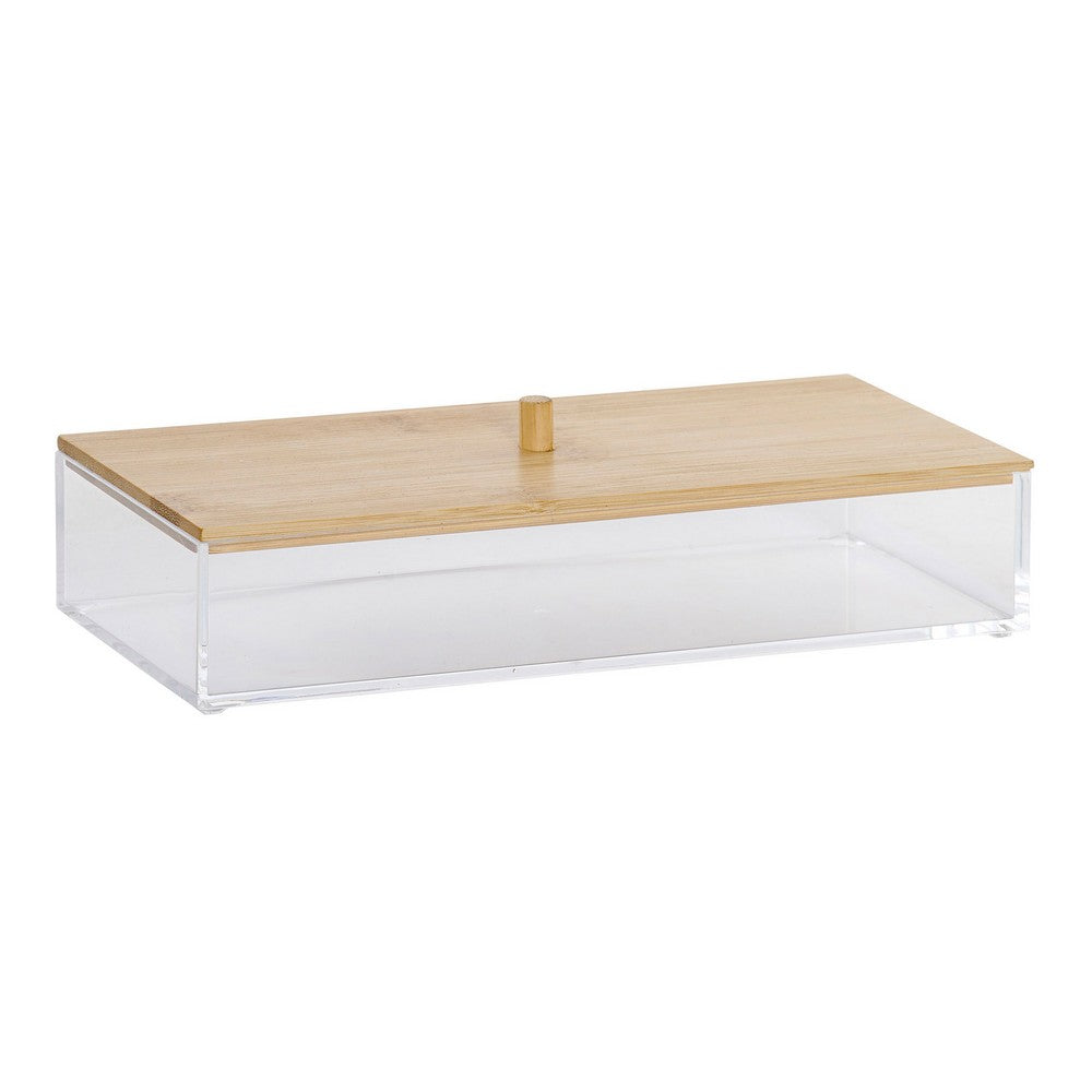 Guarda-Joias DKD Home Decor Acrílico Bambu (25.5 x 9.5 x 6.5 cm)