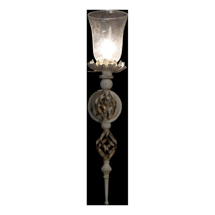 Luminária DKD Home Decor Luz de Parede Metal Cristal Tradicional (15 x 26 x 68 cm)