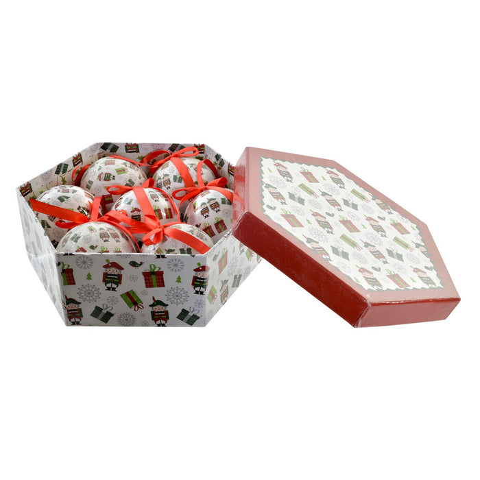 Bola de Natal DKD Home Decor PVC (7 pcs) (7.5 x 7.5 x 7.5 cm)