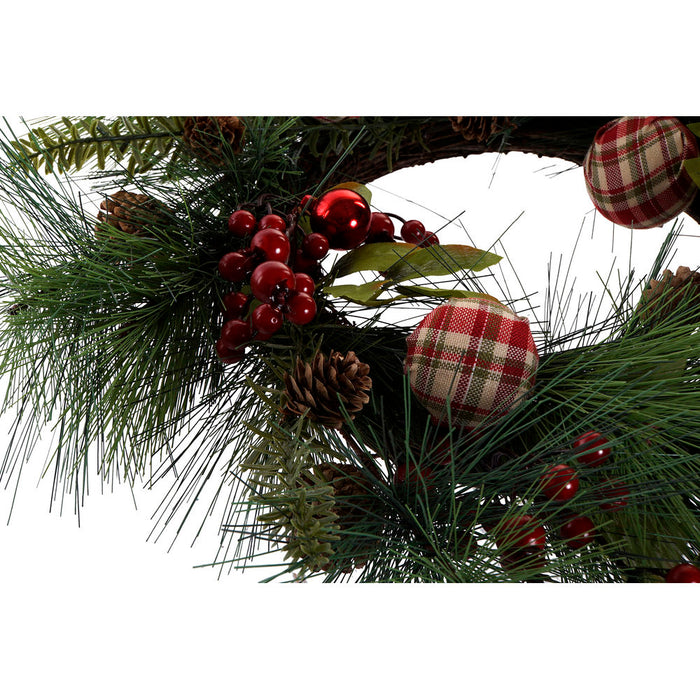 Coroa de Natal DKD Home Decor (53 x 14 x 53 cm)