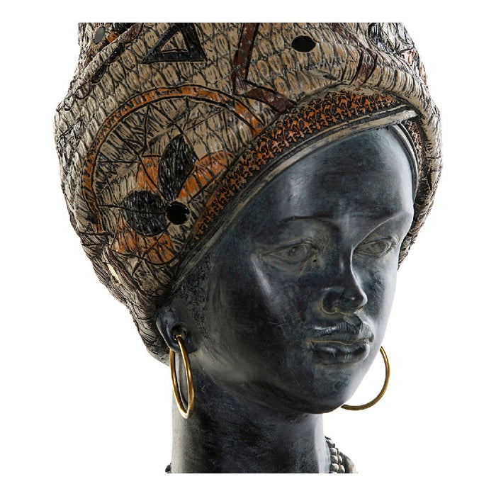 Figura Decorativa DKD Home Decor Resina Africana (22 x 15 x 38 cm)