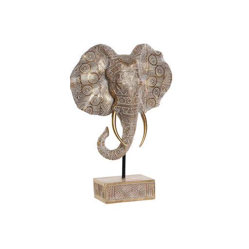 Figura Decorativa DKD Home Decor Metal Resina Colonial Elefante