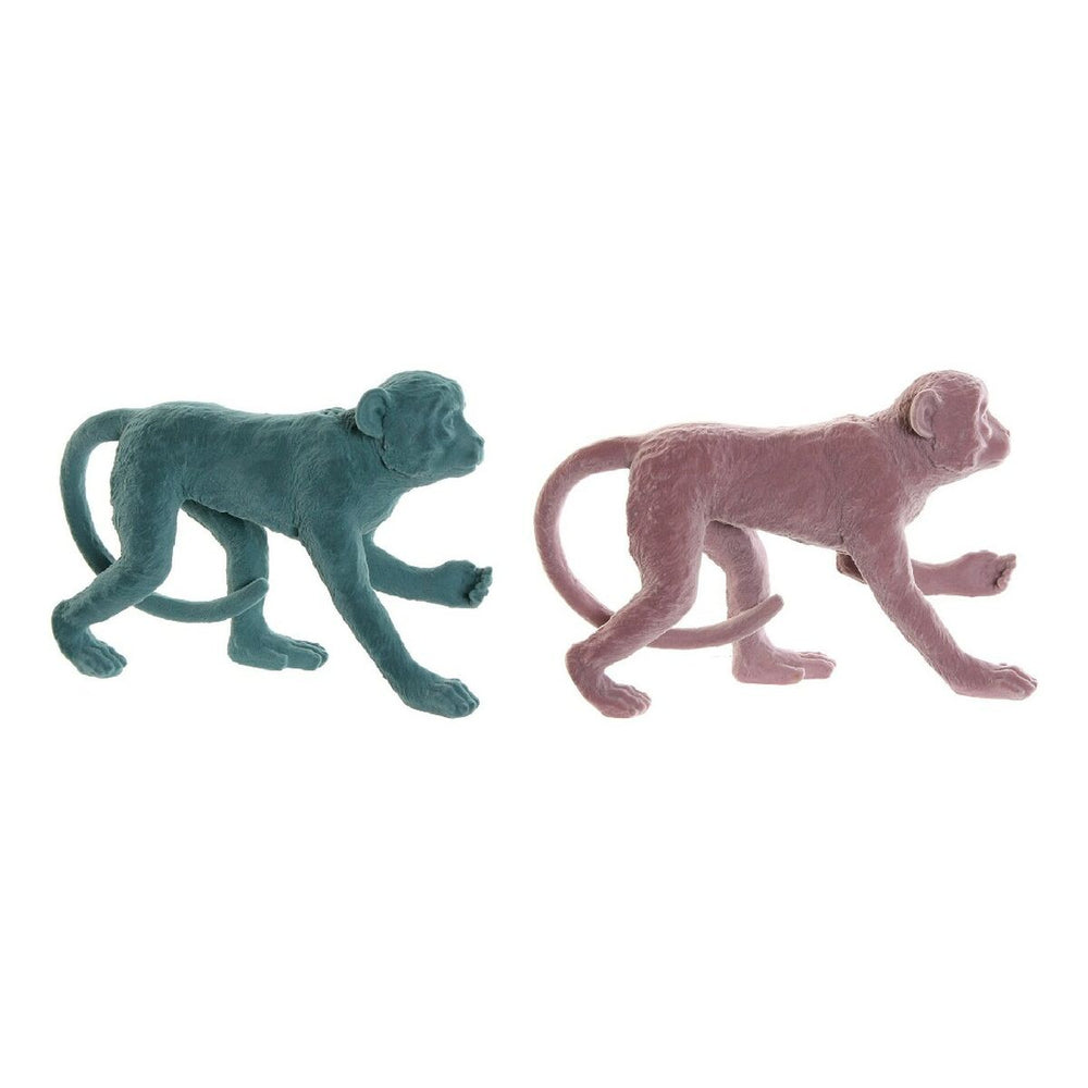 Figura Decorativa DKD Home Decor Resina Macaco (2 pcs) (31 x 9.5 x 19 cm)