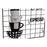 Decoração de Parede DKD Home Decor Coffee Metal Resina (30 x 4 x 38 cm)