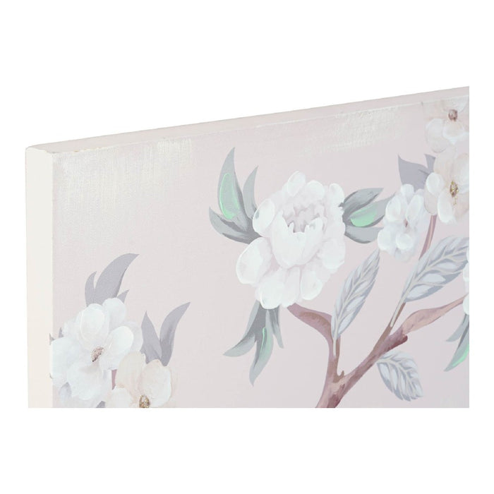 Pintura DKD Home Decor Tela Vogel (2 pcs) (60 x 3 x 120 cm)