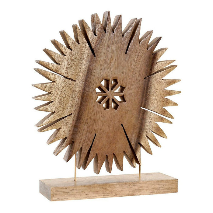 Figura Decorativa DKD Home Decor Estrela Madeira Natural (28 x 9 x 34 cm)