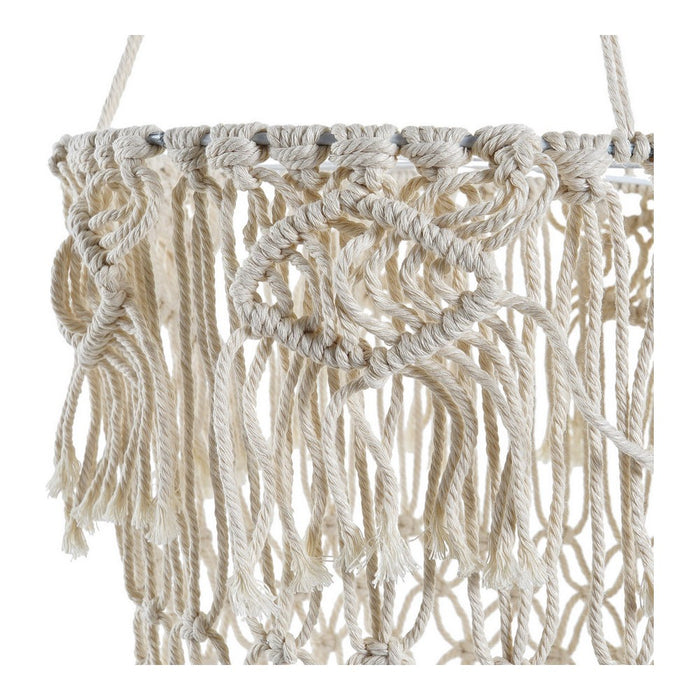 Abajur DKD Home Decor Algodão Macramé (30 x 30 x 45 cm)