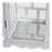 Lantaarn DKD Home Decor Branco Cristal Pinheiro (22.5 x 22.5 x 47 cm)