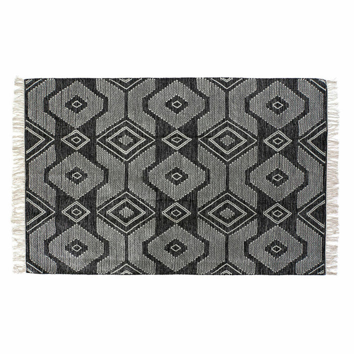 Tapete DKD Home Decor Branco Preto Algodão (160 x 230 x 1 cm)