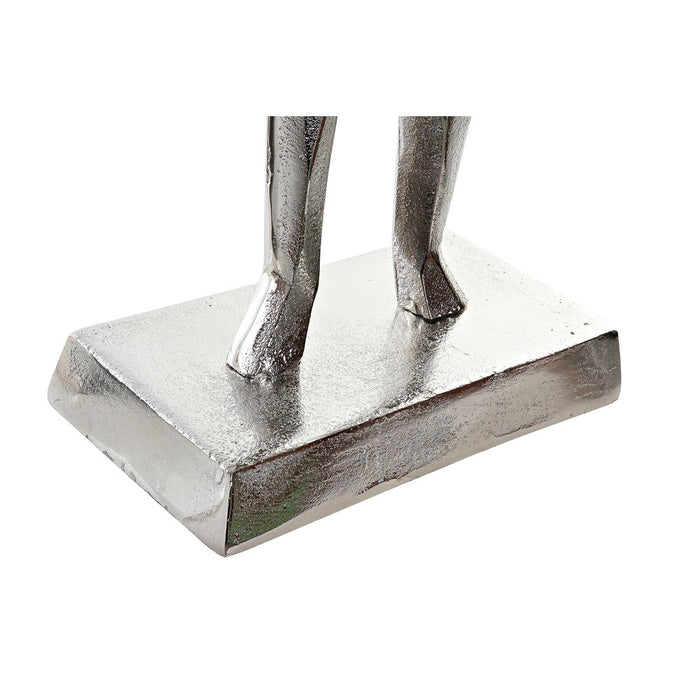 Figura Decorativa DKD Home Decor Alumínio (2 pcs) (23 x 13 x 62 cm)