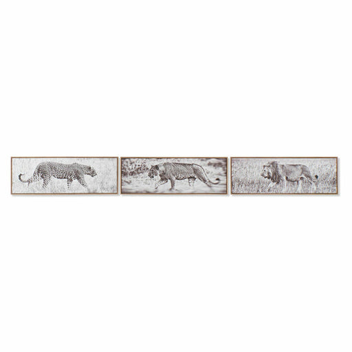 Pintura DKD Home Decor Colonial Selva (92,5 x 3,5 x 32 cm)