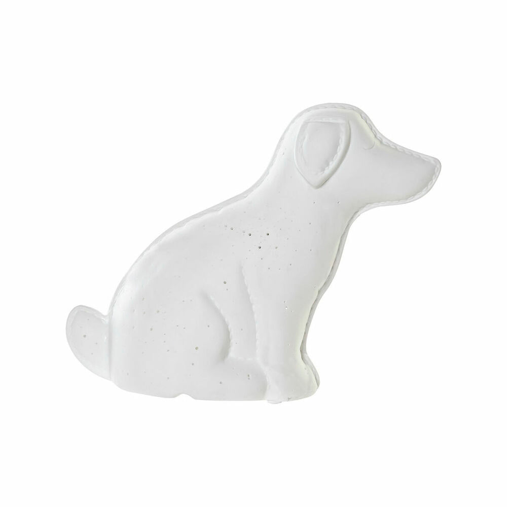 Lâmpada de mesa DKD Home Decor Branco Porcelana LED Cão (25 x 10 x 19 cm)