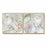 Pintura DKD Home Decor Bloemen (80 x 4 x 80 cm) (2 pcs)