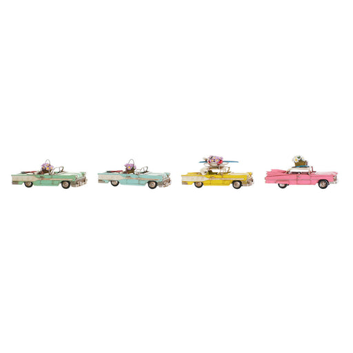 Figura Decorativa DKD Home Decor Carro Vintage (4 pcs) (25.8 x 10.5 x 9.5 cm)