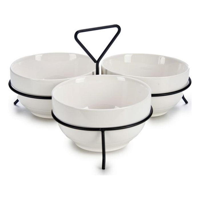 Conjunto de Tigelas Porcelana (3 Peças) (21,5 x 11,7 x 23	cm)