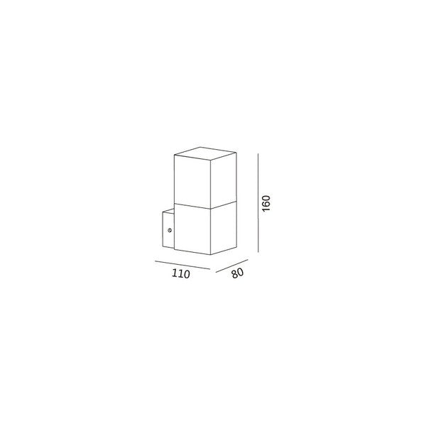 Luz de Parede Ledkia Domus 40W