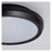 Teto Ledkia Curio Circular Preto 36 W (Ø 300 x 90 mm)