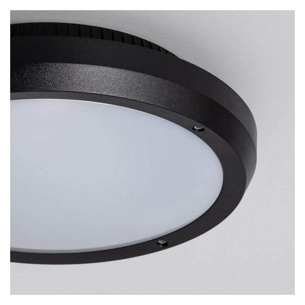 Teto Ledkia Curio Circular Preto 36 W (Ø 300 x 90 mm)