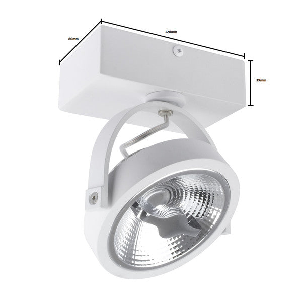 Projector LED Ledkia CREE A+ 15W Branco Quente 3000K 800 lm (190x130x80 mm)