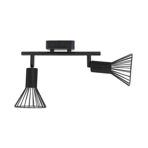 Candeeiro de teto Ledkia Royal 2 Preto 25W (55x250x190 mm)