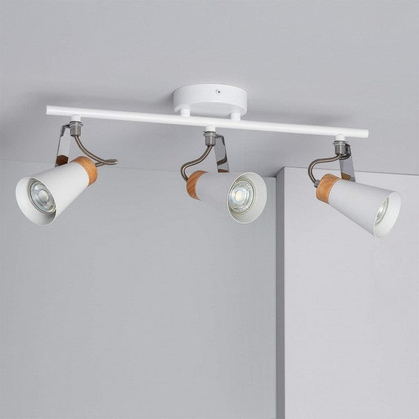 Candeeiro de teto Ledkia Mara 3 Branco 50 W (450x100x205 mm)