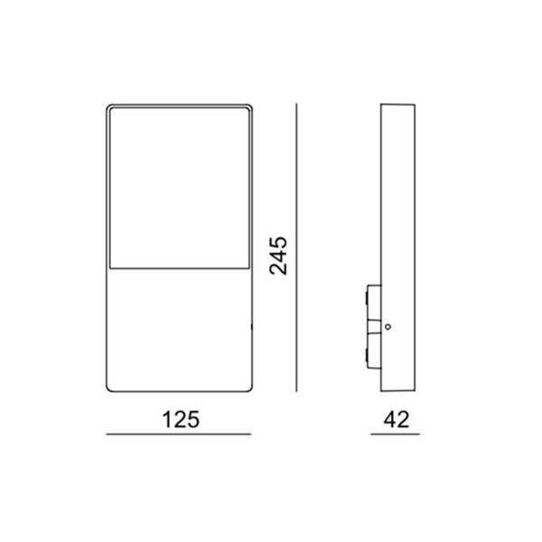 Aplique LED Ledkia Atlanta A+ 3W 150 Lm (Branco Quente 3000K)