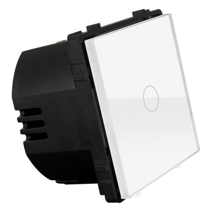 Interruptor Simples Comutado Ledkia Modern 5173 Tátil Cristal PC