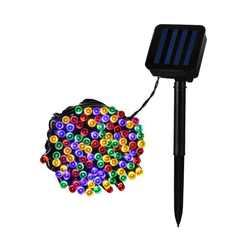 Grinalda de Luzes LED Ledkia Solar 12 m A++ 0,5 W (RGB)