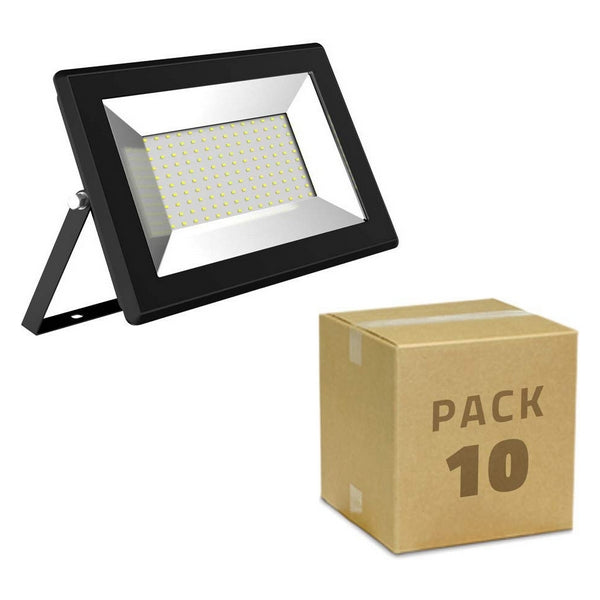 Projetor LED Ledkia Solid (10 uds) A+ 10W 10 W 1000 Lm (Branco Frio 6000K)