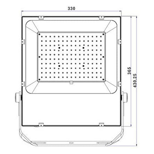 Projetor LED Ledkia HE Slim PRO A+ 150 W 21000 Lm (Branco Frio 5700K - 6200K)