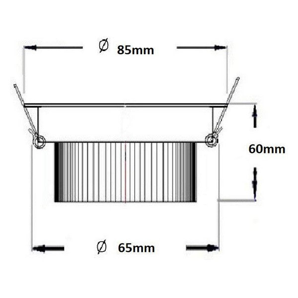 Foco Downlight LED Ledkia A+ 7 W 560 Lm (Branco Neutro 4500K)