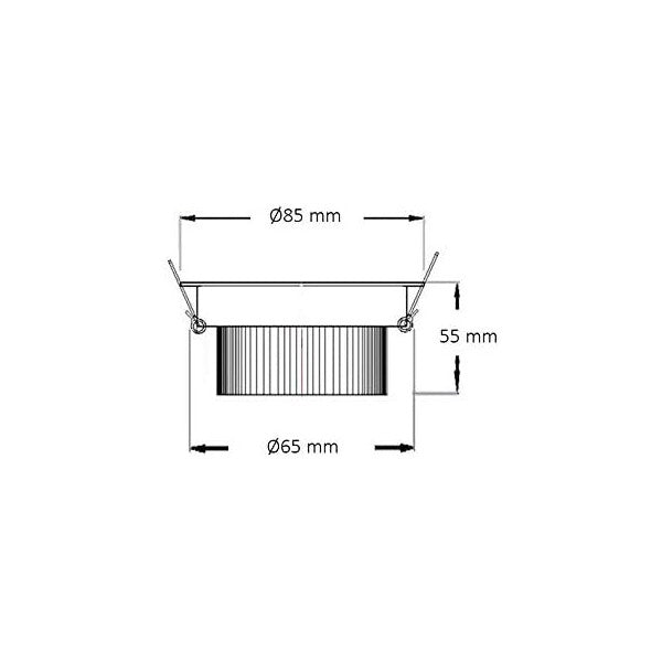 Foco Downlight LED Ledkia A+ 7 W 560 Lm (Branco Neutro 4500K)