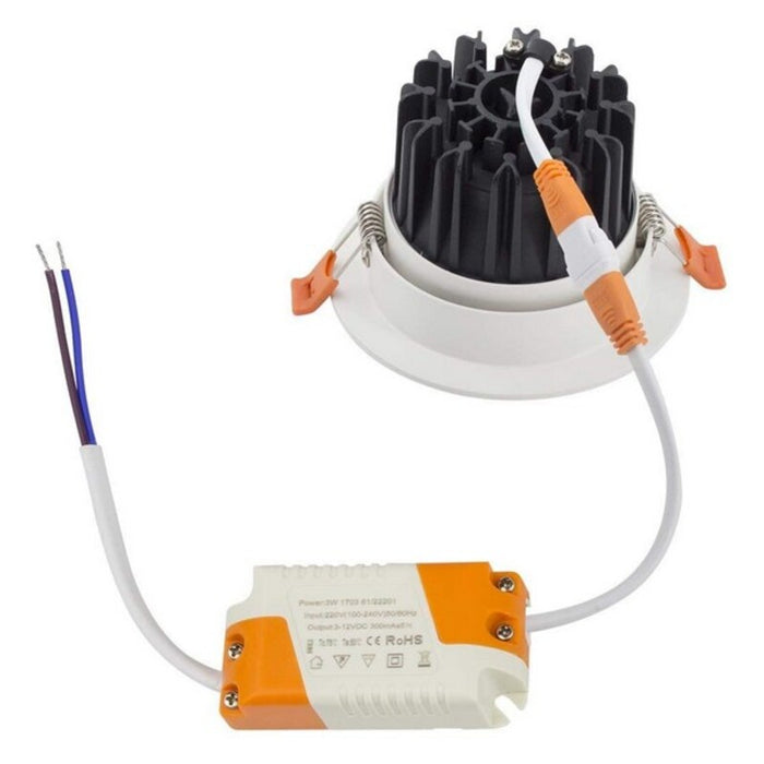 Projetor Encastrado LED Ledkia A+ 9 W 720 Lm (Branco Quente 3000K)