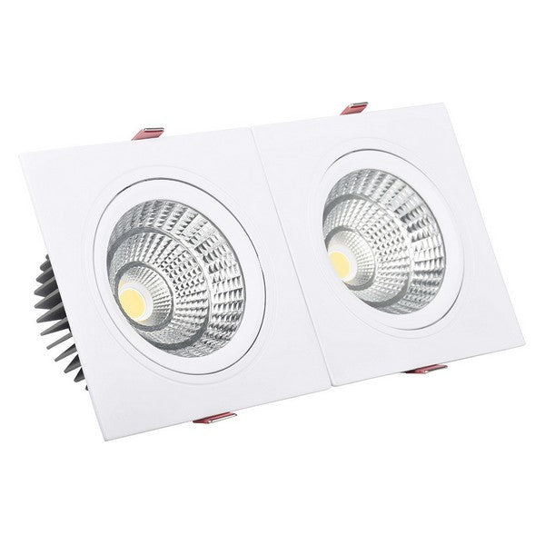 Foco Downlight LED Ledkia A+ 10 W 900 Lm (Branco Quente 3000K - 3200K)