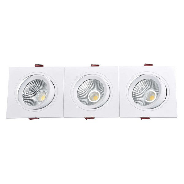 Projetor Encastrado LED Ledkia A+ 15W 1350 Lm (Branco Neutro 4000K - 4500K)